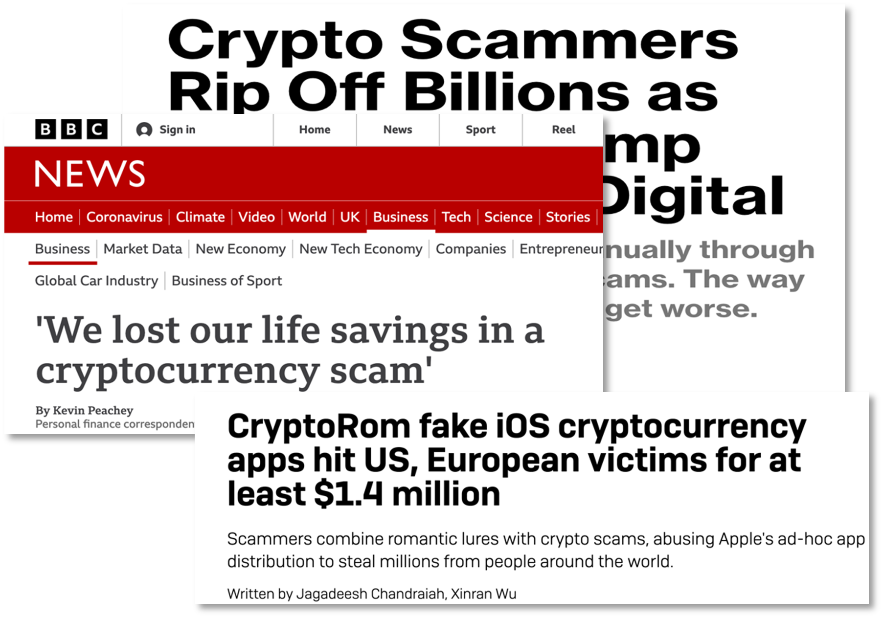 News about Fake Cryptocurrency Exchanges