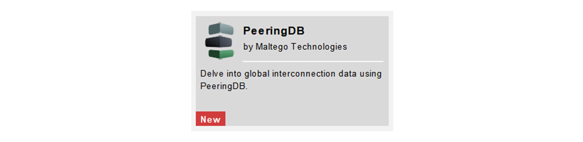 PeeringDB Hub Item